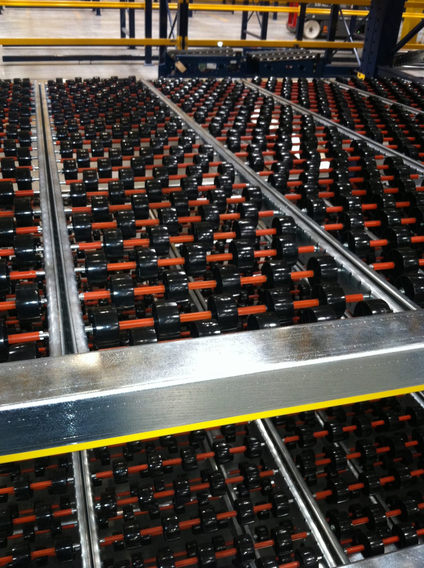 Carton Flow Rack in a warehouse