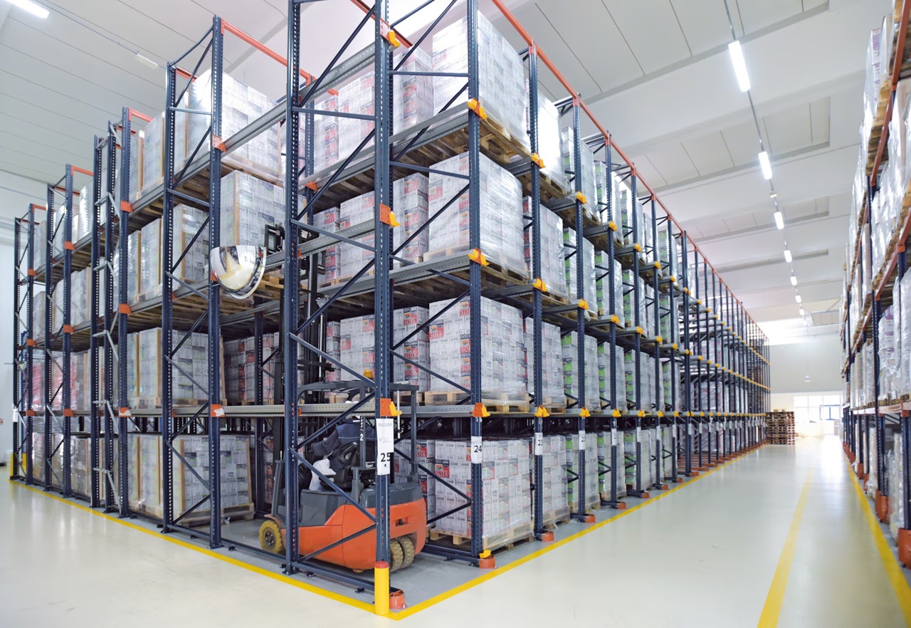 Drive-In Rack in a warehouse